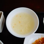 中華ごはん れんげ食堂 - 掻き玉スープ。