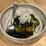 Toyosu Chokusou Sengyo To Kamameshi Nidaime Uoyoshi - 生海苔の揚げ出し豆腐