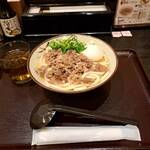 Chitose - 肉うどん+半熟玉子