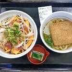 なか卯 - 料理写真:海鮮アボカド丼 ＆ きつねうどん（小）