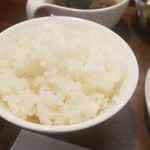 キッチン ブルー グローブ - ご飯大盛りのアップ