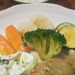 キッチン ブルー グローブ - 甘い人参、カブは美味いです