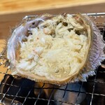 日比谷 蟹みつ - 蟹の甲羅焼き