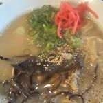 大龍ラーメン 小森野店 - 胡麻、紅しょうが、胡椒でカスタマイズ