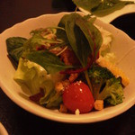 魚たつ - 3000円コースのサラダ