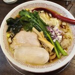 金町製麺 - 生姜ワンタンそば　