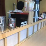 そばの神田東一屋 - コンディメンツ。