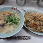 みっちゃんラーメン - 焼き飯定食(\750)