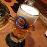 Yakiniku Resutoran Karashiya - 生ビール
