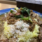 ジャパニーズ スパイス カリー ワッカ - ▪️鶏出汁カレー&無水チキン¥1.200
▪️感動のラムキーマ¥300
　※キャッシュレス決済可