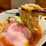 麺 みつヰ - 醤油ラーメン手もみ麺+味玉