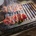 Yakiniku Tetsu - オプションで卵黄追加もできる