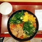 丸亀製麺  - 肉がさね玉子あんかけうどん