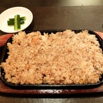 仙臺 アビルヴァン 和牛 - 最後に炒め飯：肉汁たっぷり♬