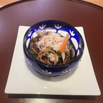 創作料理 花ゆい - カニとホタルイカの酢の物