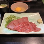 西松家 - マグロお造り定食　680円