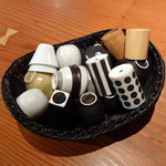 蕎麦切り 旗幟 - 選べる猪口