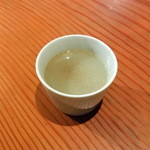 蕎麦切り 旗幟 - 蕎麦湯