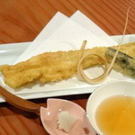 蕎麦切り 旗幟 - 穴子天・野菜一種950円