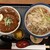 東家 - 料理写真:煮込みバーグ丼&かしわ蕎麦