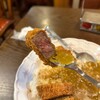 カレーハウス園 - ↑米沢牛ステーキを食べてる感覚でした！