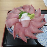 氷見 魚市場食堂 - ブリ丼定食　2,500円