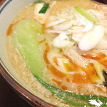 白樺山荘 - 冬の麺　冬味噌　８８０円のアップ　１　【　２０１４年２月　】　