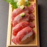 와규 스시 (초밥) (4관) Wagyu Sushi 4 pieces