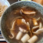 Honteuchi Udon Shouji - 肉汁のつけ汁　濃厚(醤油ベース)