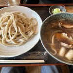 Honteuchi Udon Shouji - 肉汁うどん　鴨肉をトッピング(３枚)