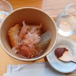 福和蔵 - ほろ酔い大吟醸90ml(825円)おでん(660円)