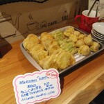 Kitchen - 天ぷら三種類