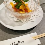 洋食クアトロ - フルーツトマトとオレンジのマリネ