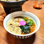 ギャラリー蔵 - ミニ醤油ラーメン。やけに、しょっぱかった。