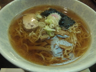 松月庵 - 叉焼・メンマ・なると・海苔（’14.02）