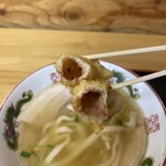 いわい製麺 - ゲソ天の衣だけ