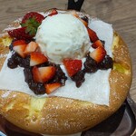 コンマ コーヒー - あんこパンケーキ