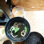 すし茶房 くすの木 - とまり木御膳（お吸い物）