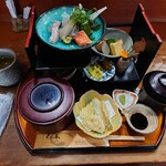 Sushi Sabou Kusu No Ki - とまり木御膳（全体）
