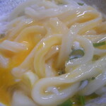 谷川米穀店 - うどん小(温)＋卵