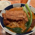 支那麺 はしご - 排骨担々麺