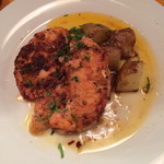 クッチーナ笑多 - ２０１４年１月２７日～２月１日のランチ「ちょっぴり辛いトマトソースで漬け込んだ トリササミのソテー」」（１，０００円）サラダ・パン（足りなければライスも）・コーヒーor紅茶付