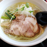 月ヶ瀬 - 塩ラーメン小盛り　チャーハンセット　2014年2月