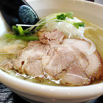 月ヶ瀬 - 塩ラーメン小盛り　チャーハンセット　2014年2月