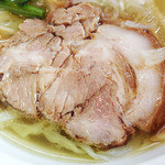 月ヶ瀬 - 塩ラーメン小盛り　チャーハンセット　2014年2月