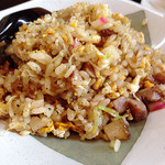 月ヶ瀬 - 塩ラーメン小盛り　チャーハンセット　2014年2月