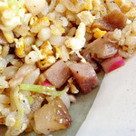 月ヶ瀬 - 塩ラーメン小盛り　チャーハンセット　2014年2月