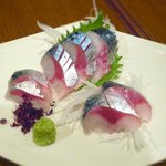 旬鮮酒場 Dank - 日向さば刺￥790　2014.1.24