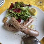 TRATTORIA PER BACCO - サルシッチャ　写真では分かりにくいけどかなり大きい