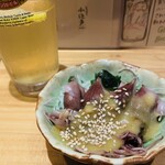 Motsuyaki Koedo - 蛍烏賊酢味噌和え